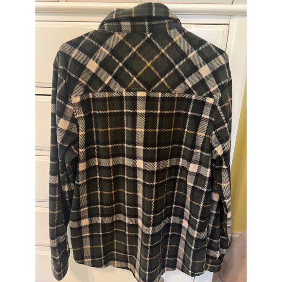 Freedom Foundry NWT Men's Plaid Button Down Fleece Flannel Shirt Size Medium - Picture 4 of 7